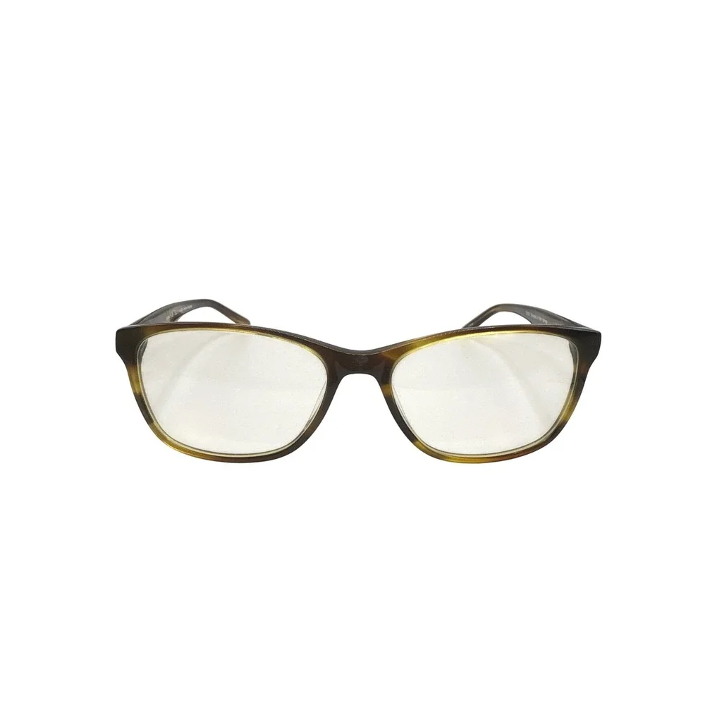 Swiss Eyeglasses Frames Yellow Marble Brown‎ Designer 55-17-140